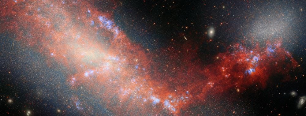 These Two Galaxies Are Tying The Knot And Producing Stars